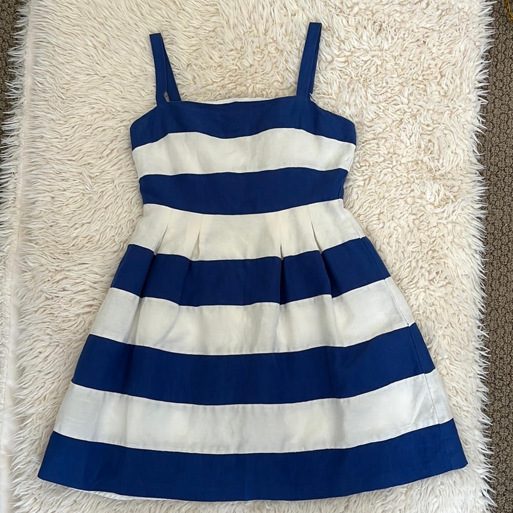 LOFT Petite Stripped Dress